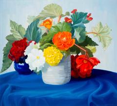 Dirk Smorenberg - Flowers in a vase Antique Flowers in a vase