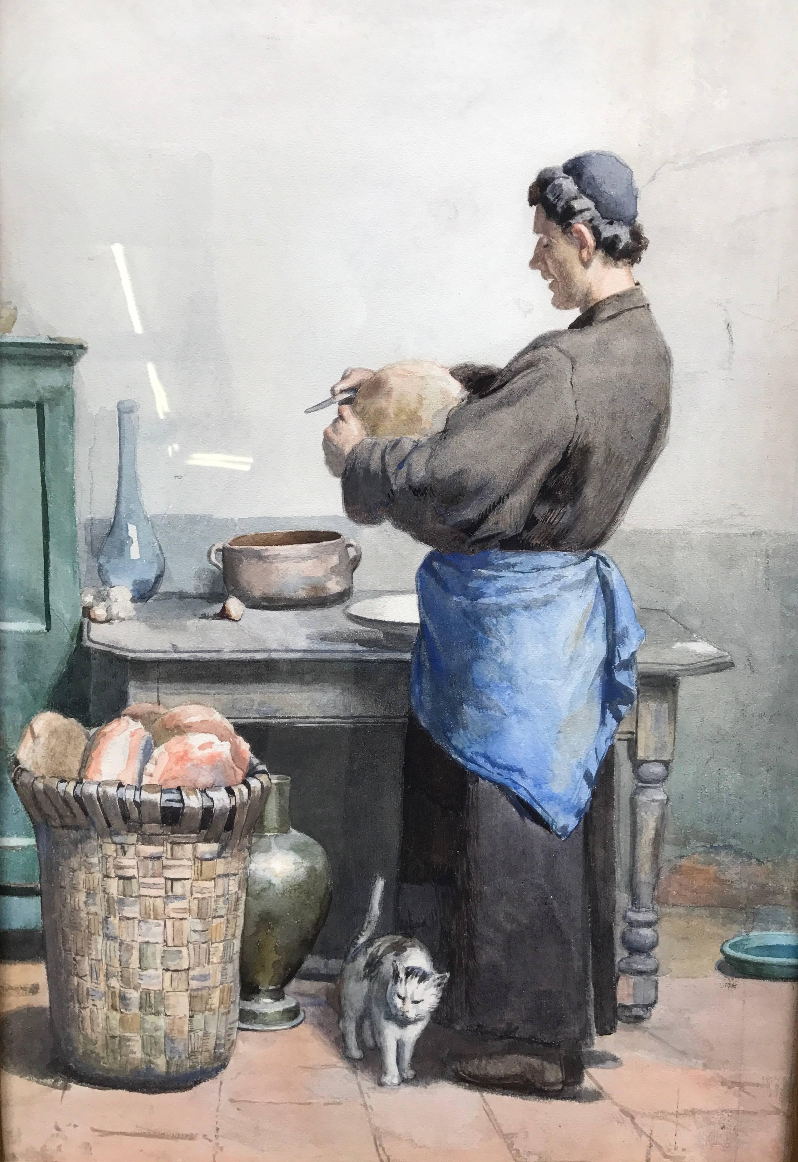 In the kitchen - Art by Franz Meerts