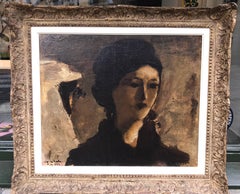 Portrait of a lady in Paris, 1917
