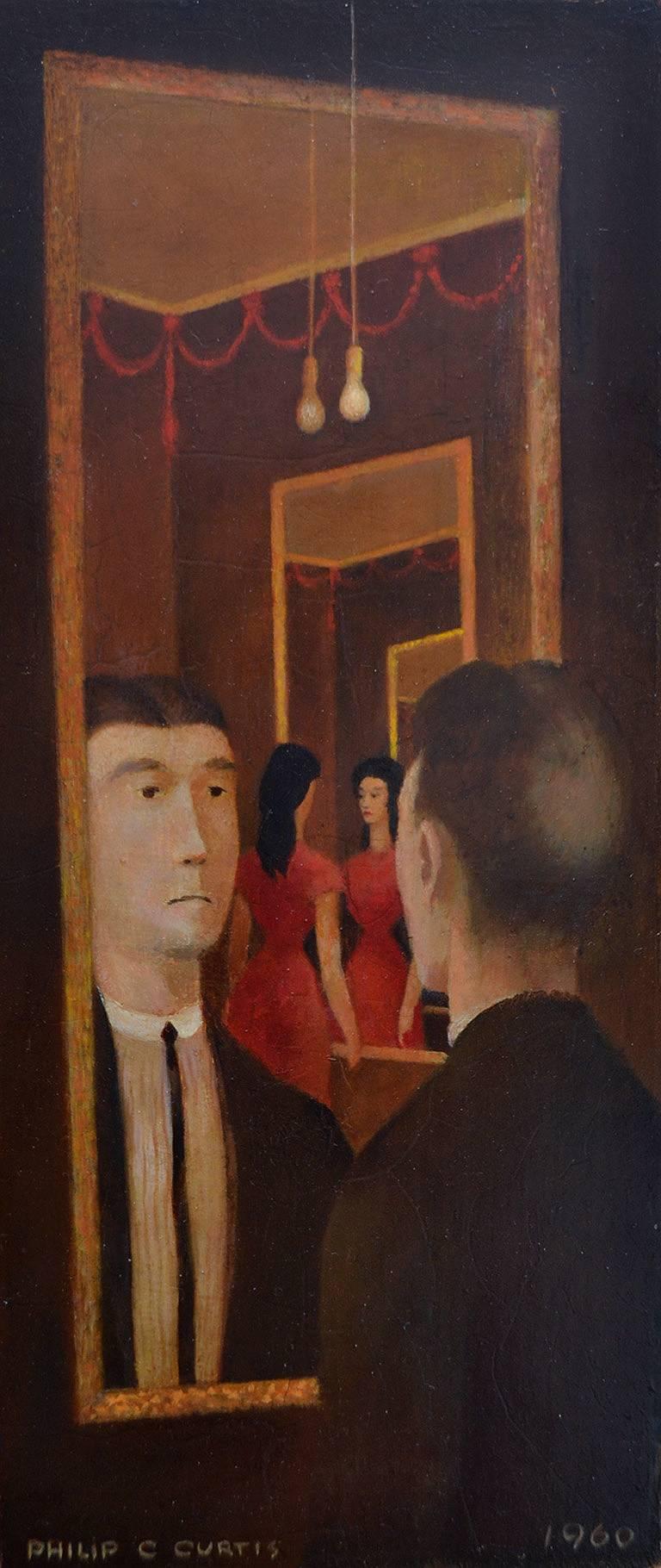 Philip Campbell Curtis Portrait Painting - Reflections