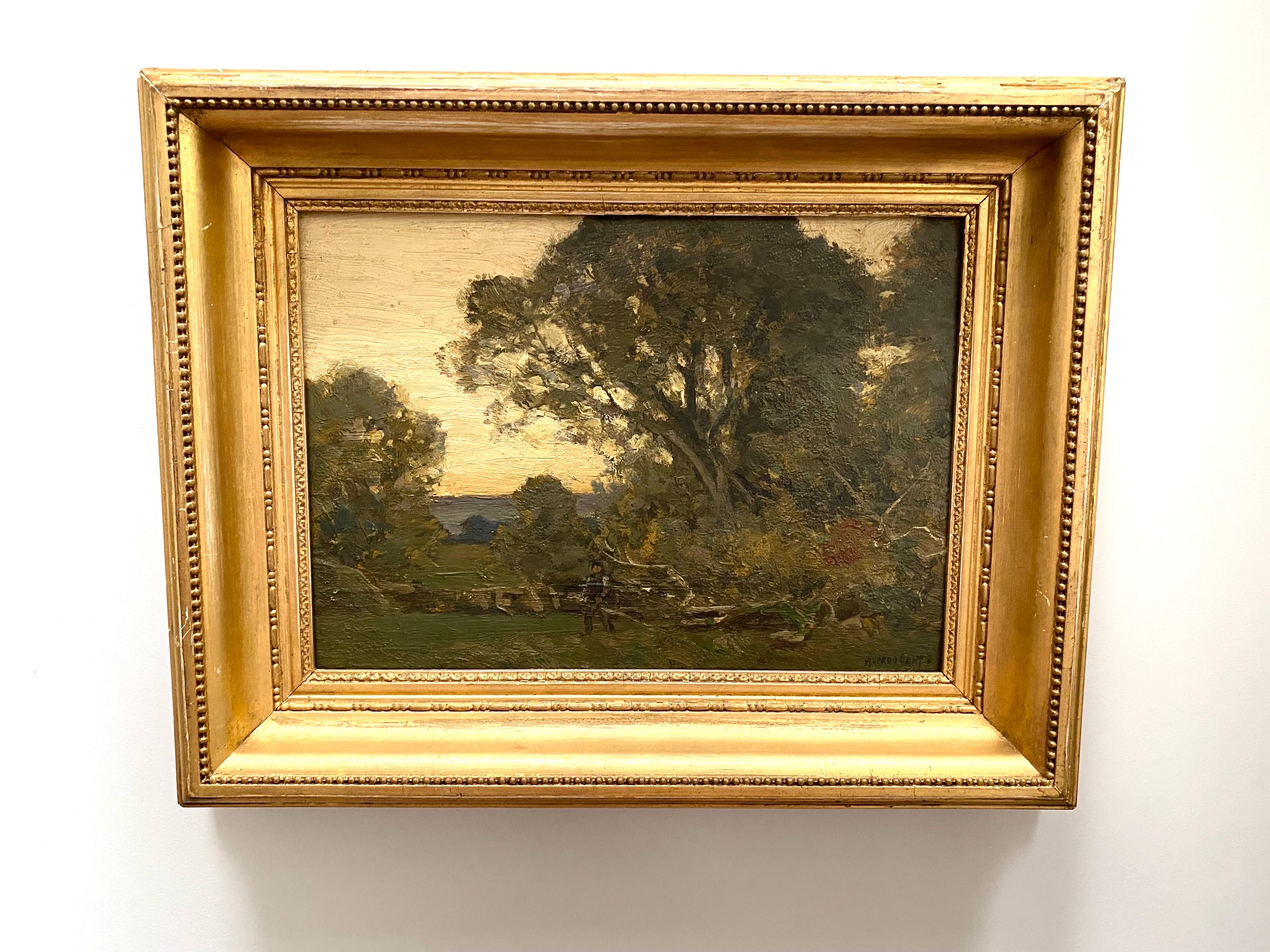 Der Holzfäller (Viktorianisch), Painting, von Alfred East