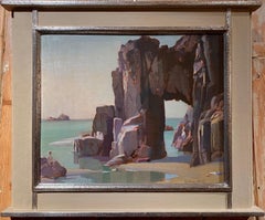 Sanctuary, Cliffs at St Just, Cornwall - newlyn school