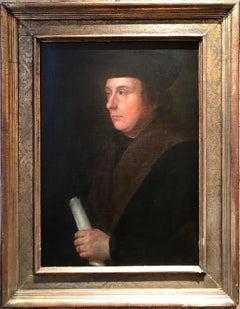 Portrait of Thomas Cromwell 1st Earl of Essex, English School 17th Century