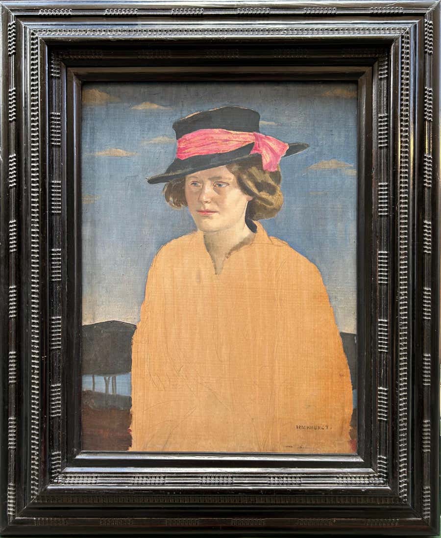 Portrait of Marguerite Folin, Gerald Brockhurst