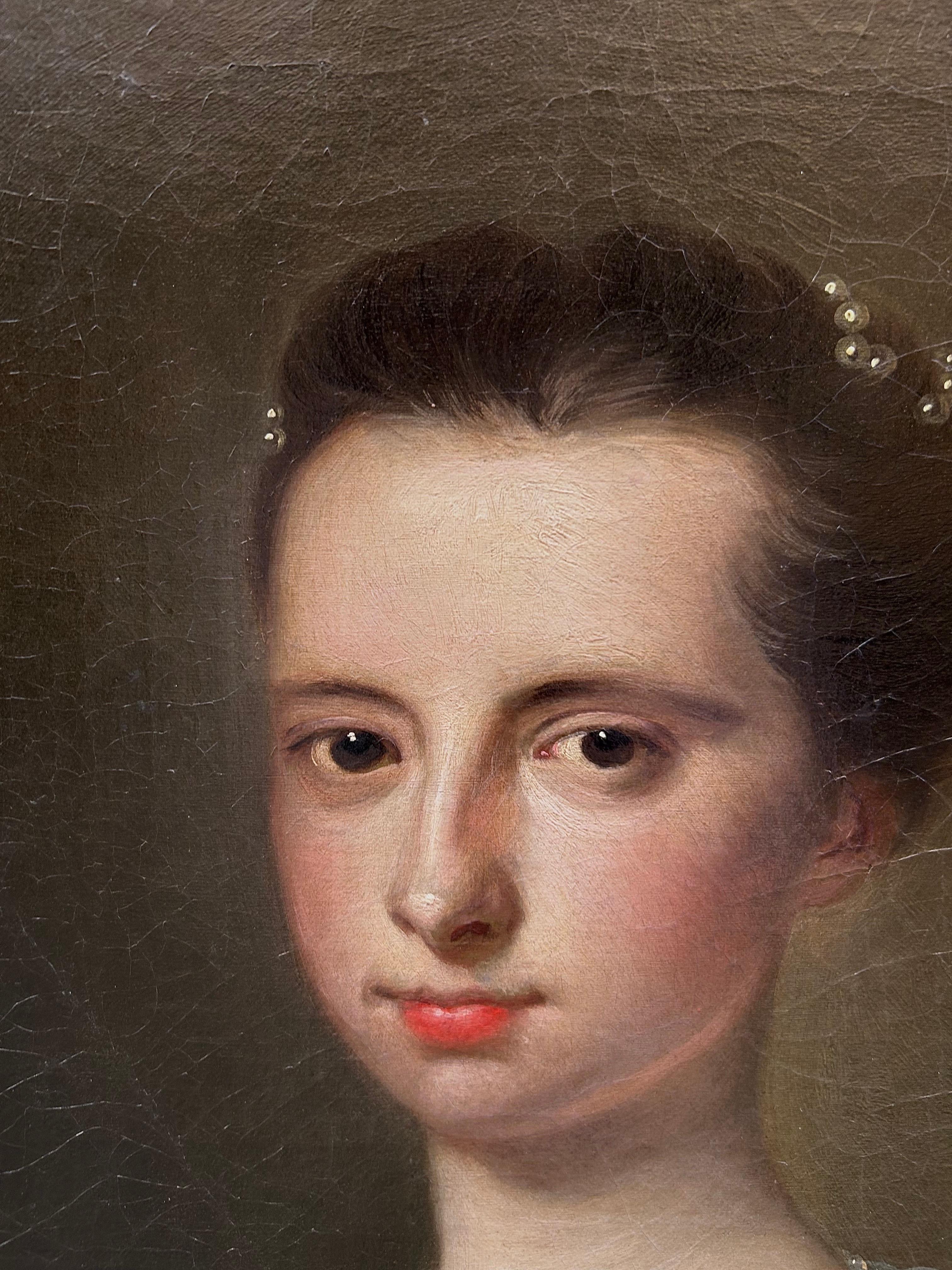 Portrait of Lady Mansfield of Ringwood For Sale 2