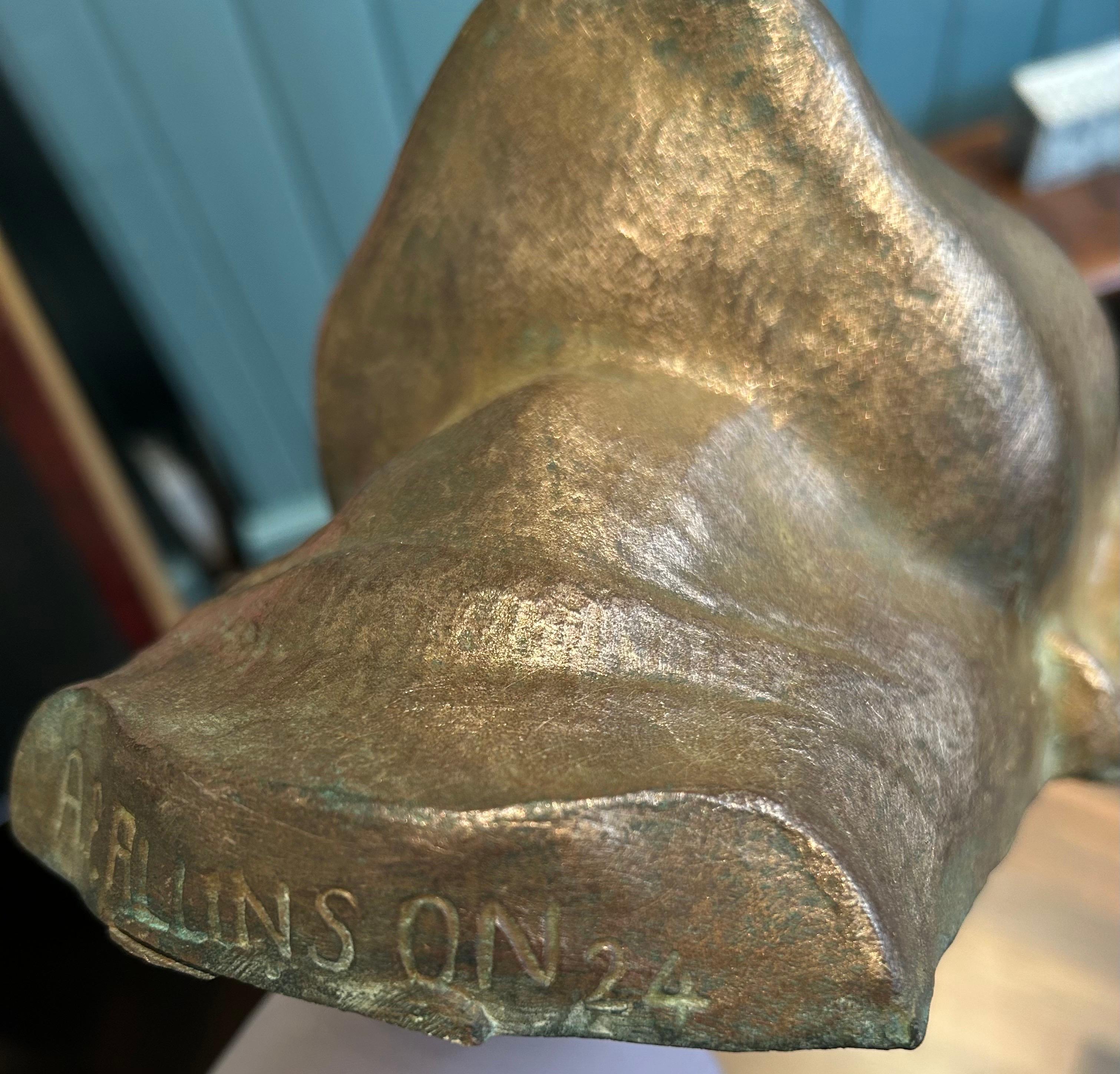 Ritratto di donna in bronzo in vendita 3