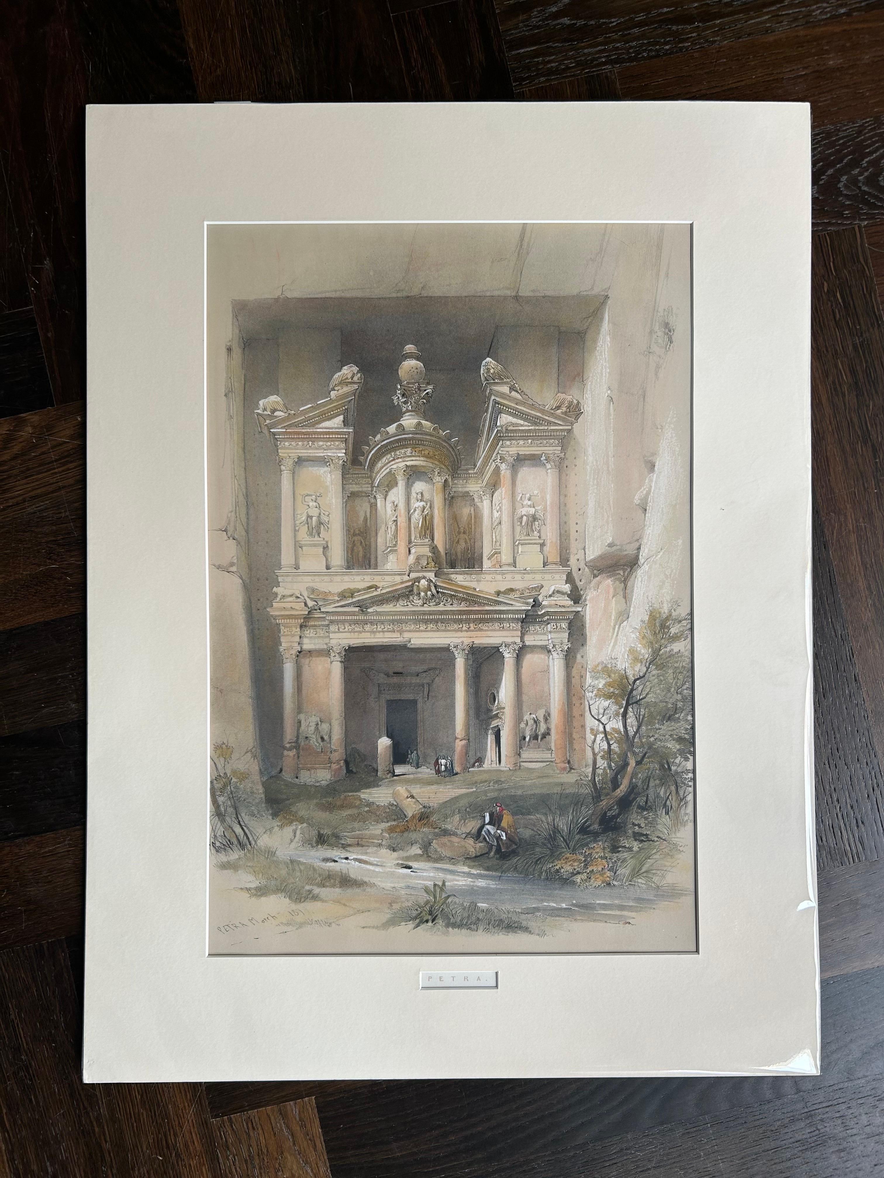 EL KHASNE, Lithographie orientaliste du milieu du XIXe siècle en vente 1