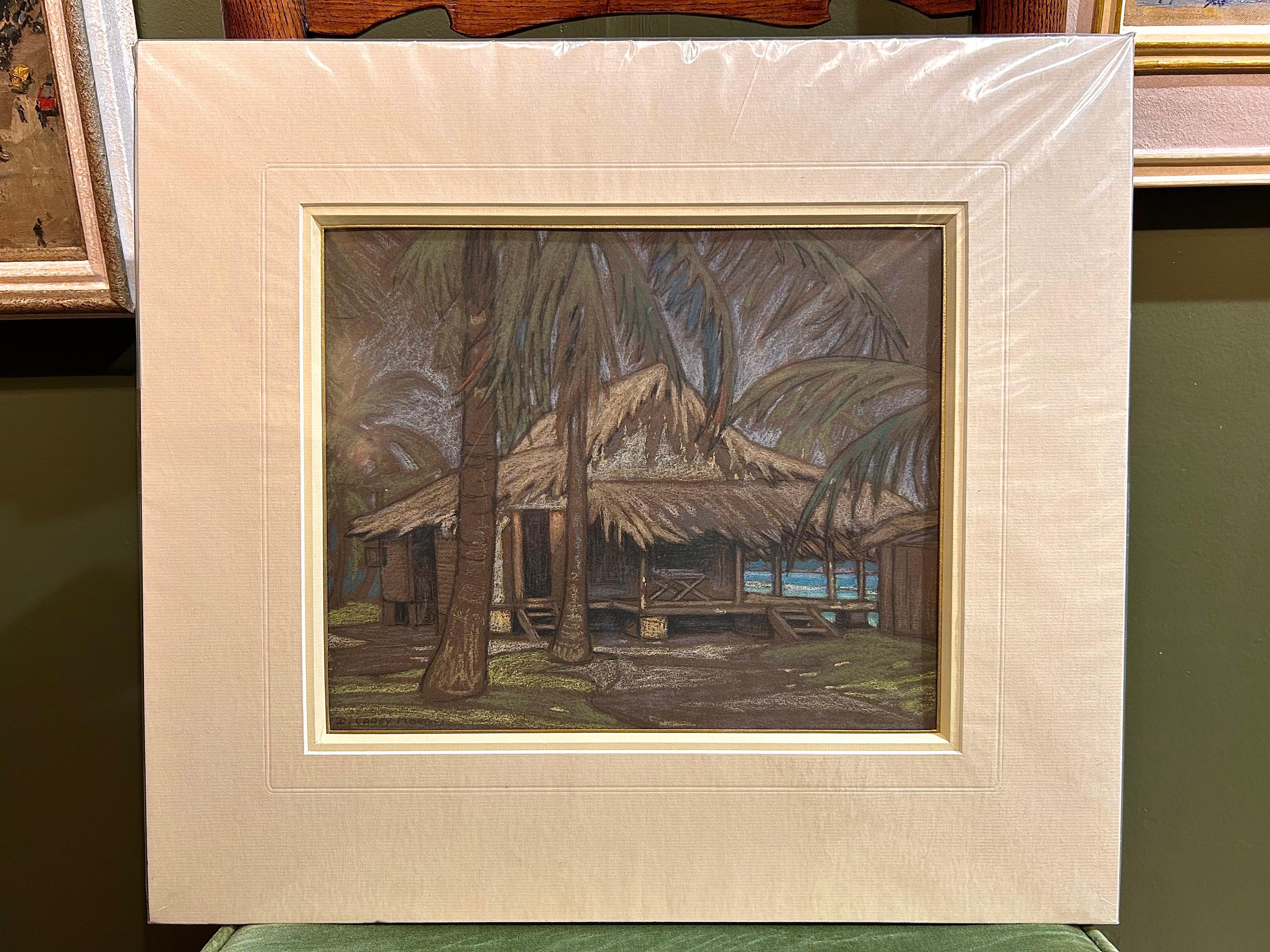 Paysages africains, œuvres d'art britanniques du 20e siècle - Gris Landscape Art par Dorothy Carey Morgan