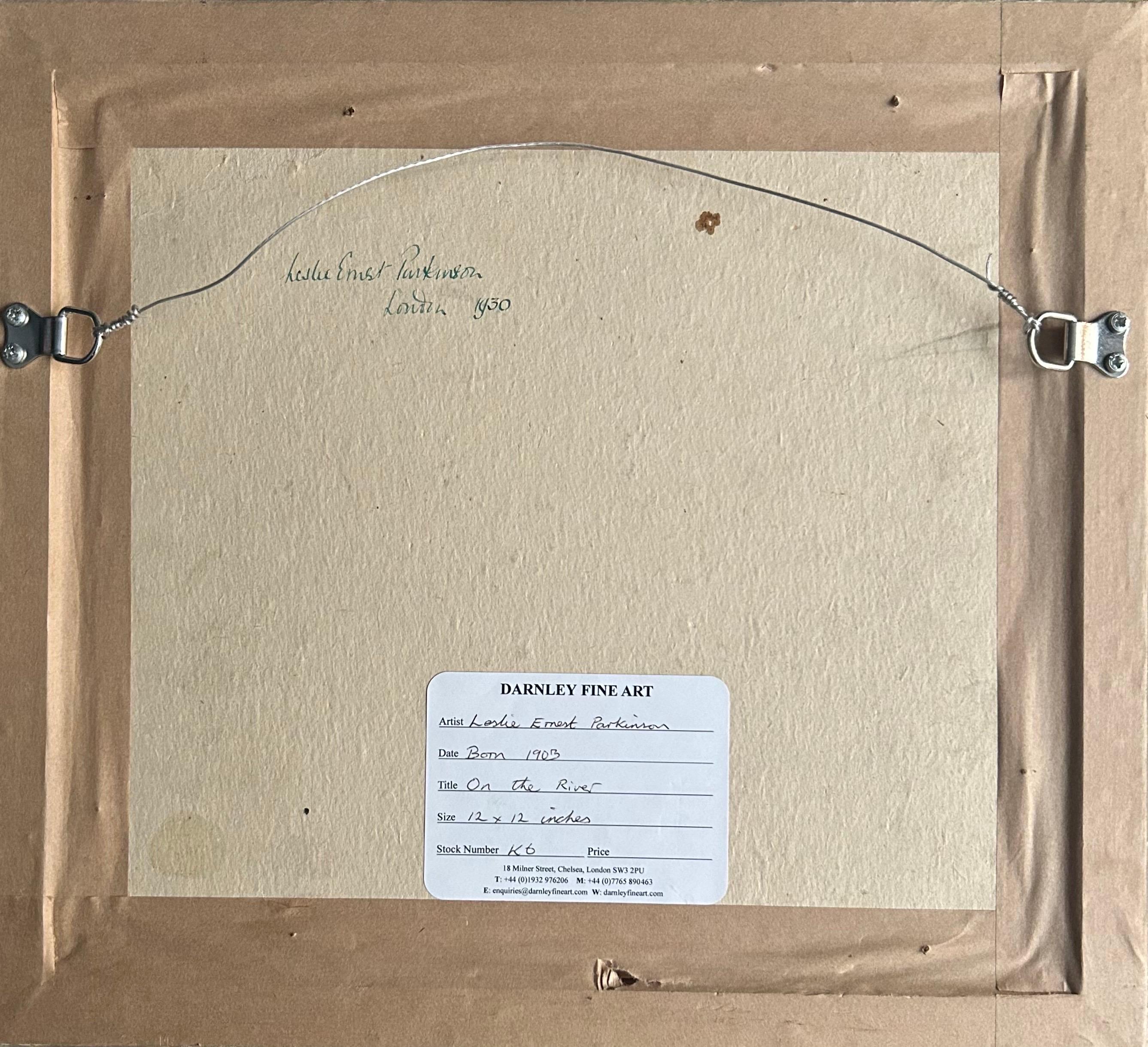 Leslie Ernest Parkinson
1903 - 2001
Ein Weidenbaum
Öl auf Karton, oben links paraphiert und datiert 1930
Bildgröße: 10 x 12 Zoll
Handgefertigter Rahmen

 

Parkinson wurde 1903 in Islington als Sohn von Arthur und Ann geboren.  Er heiratete Edith