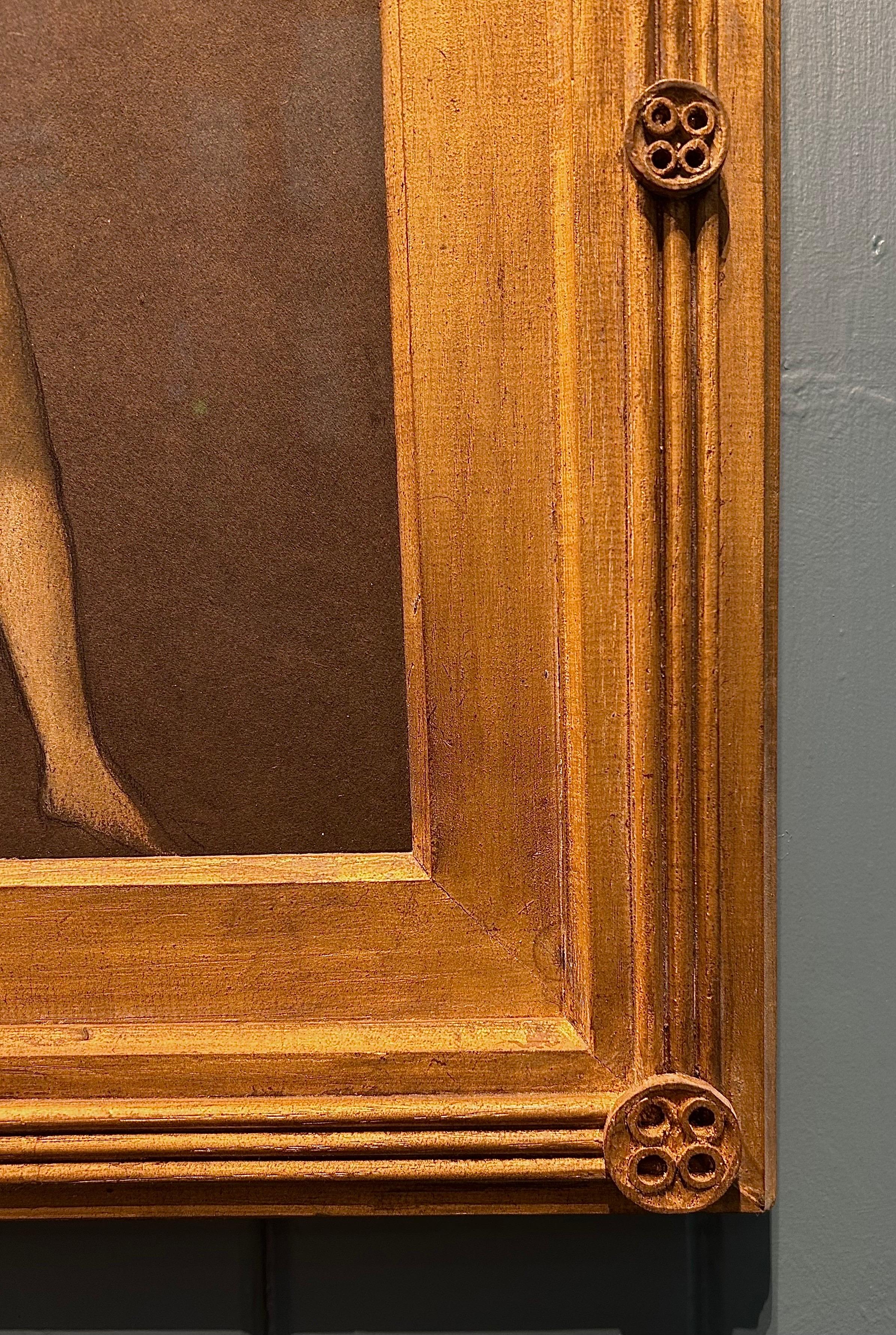 Estudio de un desnudo femenino de pie en venta 1