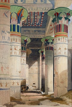 View Under The Grand Portico of The Temple, Philae