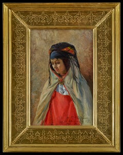 Die goldene Brosche, orientalistisches Ölgemälde, signiert und datiert 1894