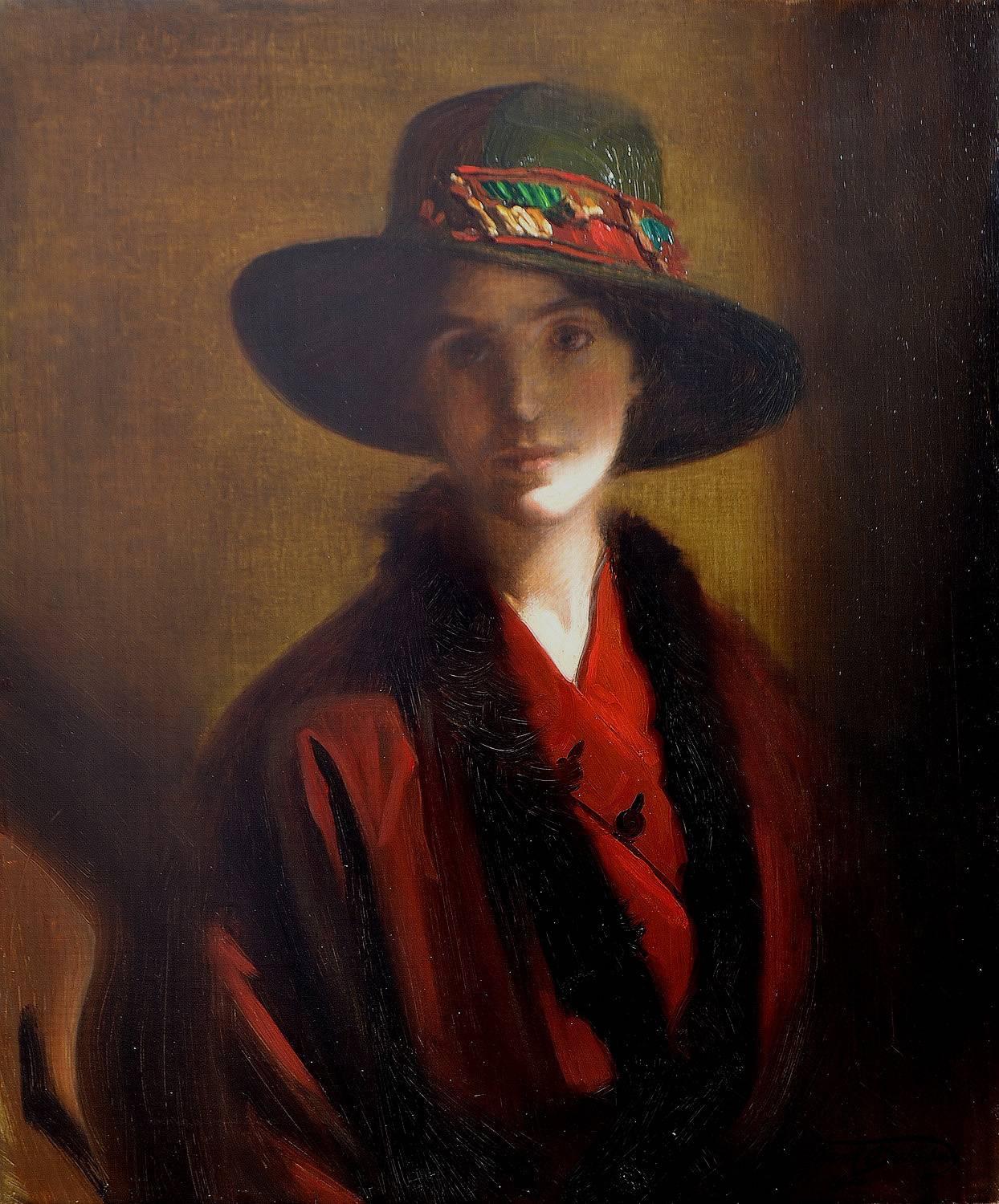 Frank Owen Salisbury Portrait Painting - Portrait of a Young Lady