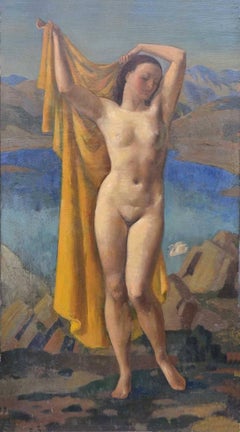 Art Deco Figurative Paintings