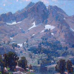 Edgar Payne “Sierra Lake” Early California Impressionist Oil painting circa 1920