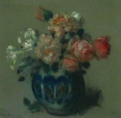 Vintage Alfredo Ramos Martinez “Floral Still-Life” Original Mexican Pastel circa 1940's