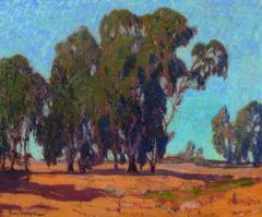 “Southland Trees” Early California painting circa mid 1920's by Paul Lauritz