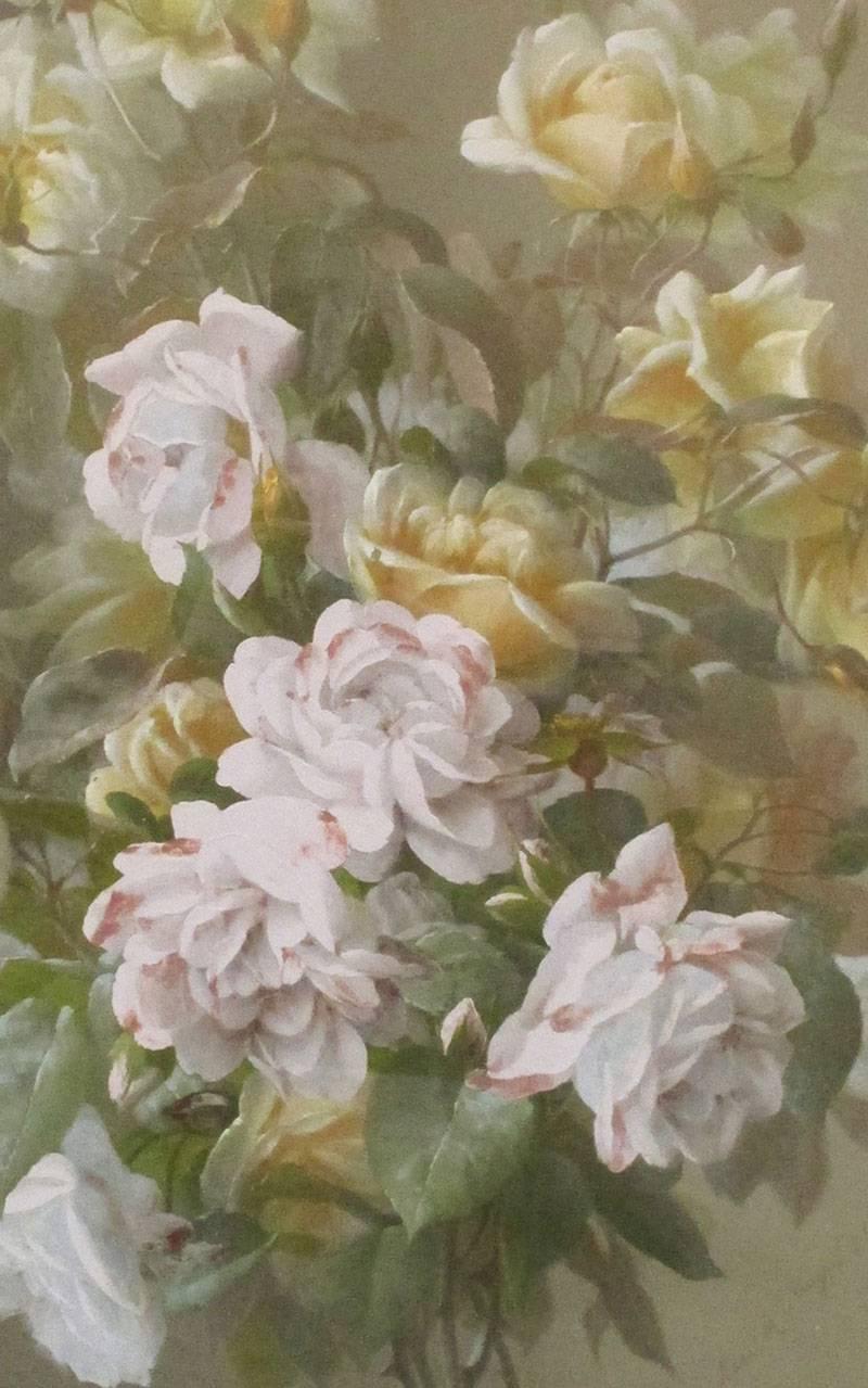 Raoul de Longpre “Floral” Early French still-life painting circa 1890's For Sale 3
