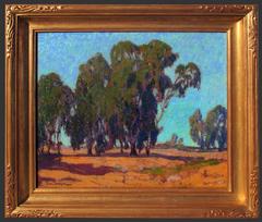 “Southland Trees” Early California painting circa mid 1920's by Paul Lauritz