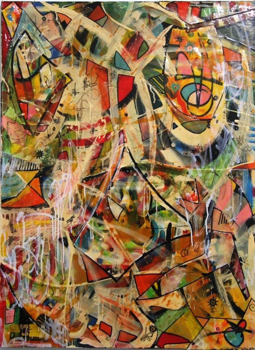 Michael Torquato DeNicola Abstract Painting - Await