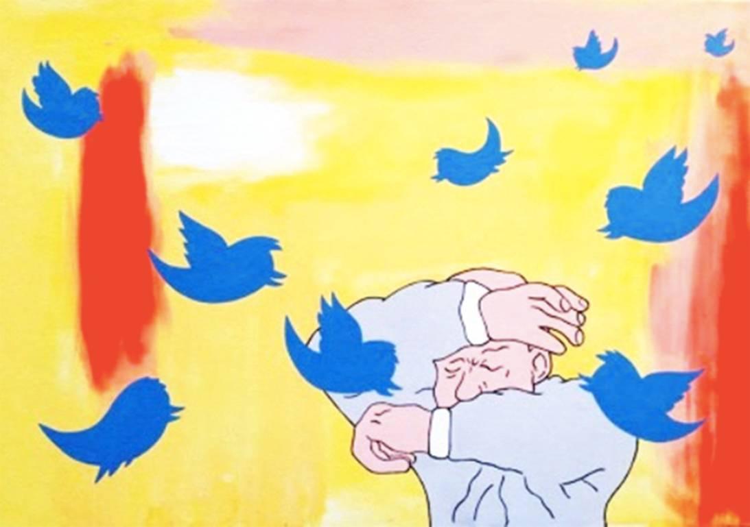 The Birds - Painting by Michael Alig
