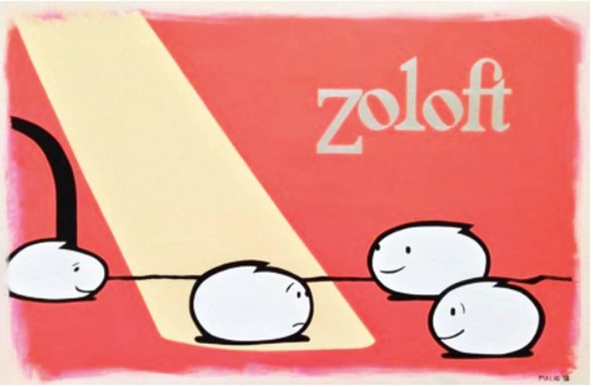 Stagefright Zoloft - Painting by Michael Alig