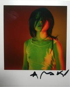 Signed polaroid