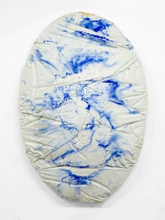 Alison Jardine, Urban Flora 27 (Blue Skies), cement and pigment sculpture