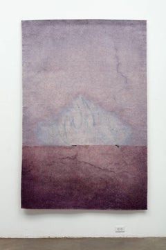 Gary Goldberg, Finding the Universe in Oaxaca, blue triangle on purple ground