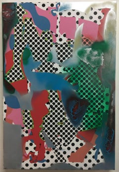 Zeke Williams, Dimension X Assault, archival inkjet and acrylic on canvas art