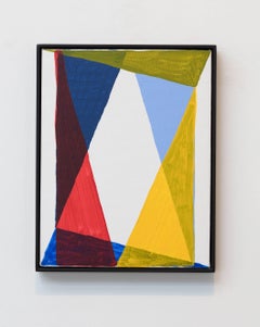 Sarah Anne Lobb, Untitled, framed acrylic on canvas panel wall art 