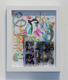 Rachel Livedalen, Boredom and Bad Bitches IV, feminist Liz Taylor framed collage