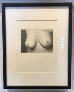Edward Kay, Recession Tits, framed drawing 