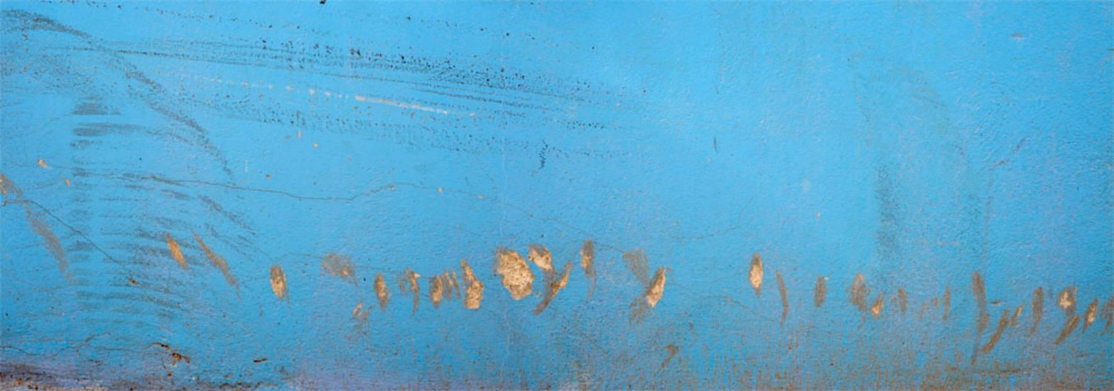 Gary Goldberg  Landscape Photograph - Gary Goldberg, Untitled Panorama #17, blue Oaxaca wall portrait unframed print
