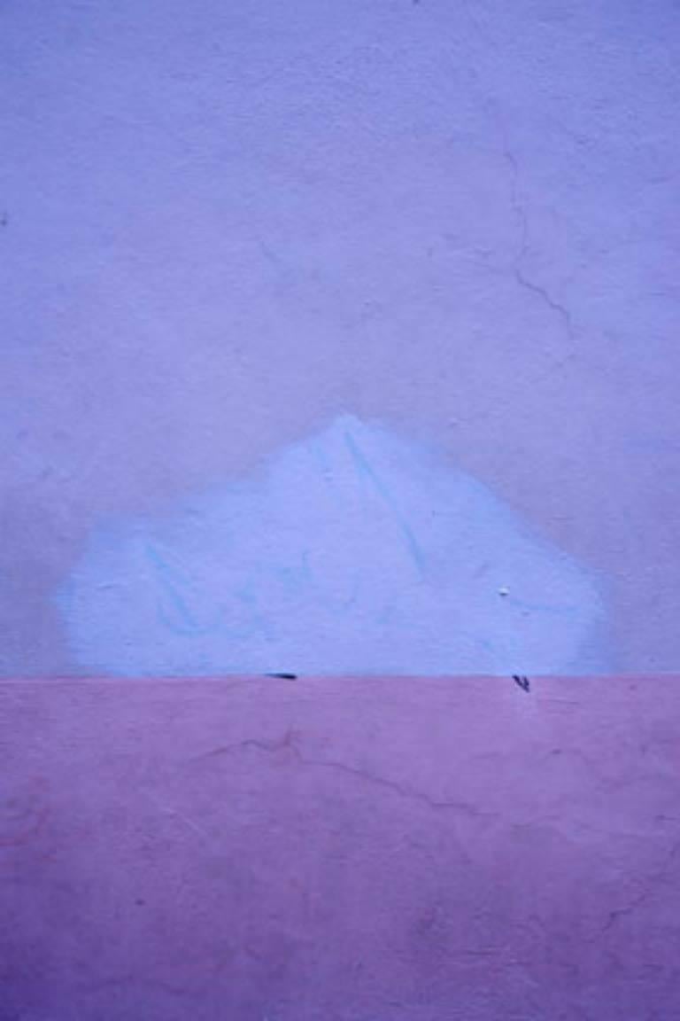 Gary Goldberg  Color Photograph - Gary Goldberg, Untitled #7, purple Oaxaca City Mexico wall unframed art print