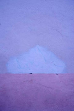 Gary Goldberg, Untitled #7, purple Oaxaca City Mexico wall unframed art print