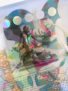 Rachel Livedalen, Boredom and Bad Bitches I, framed feminist collage art