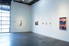 Kalee Appleton, Ocean Eclipse in Meadow Sunset, framed unique art photograph