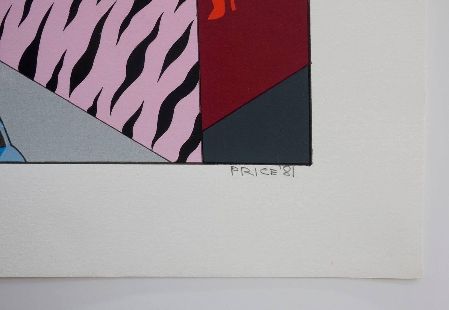 Club Zebra - Contemporary Print by Ken Price