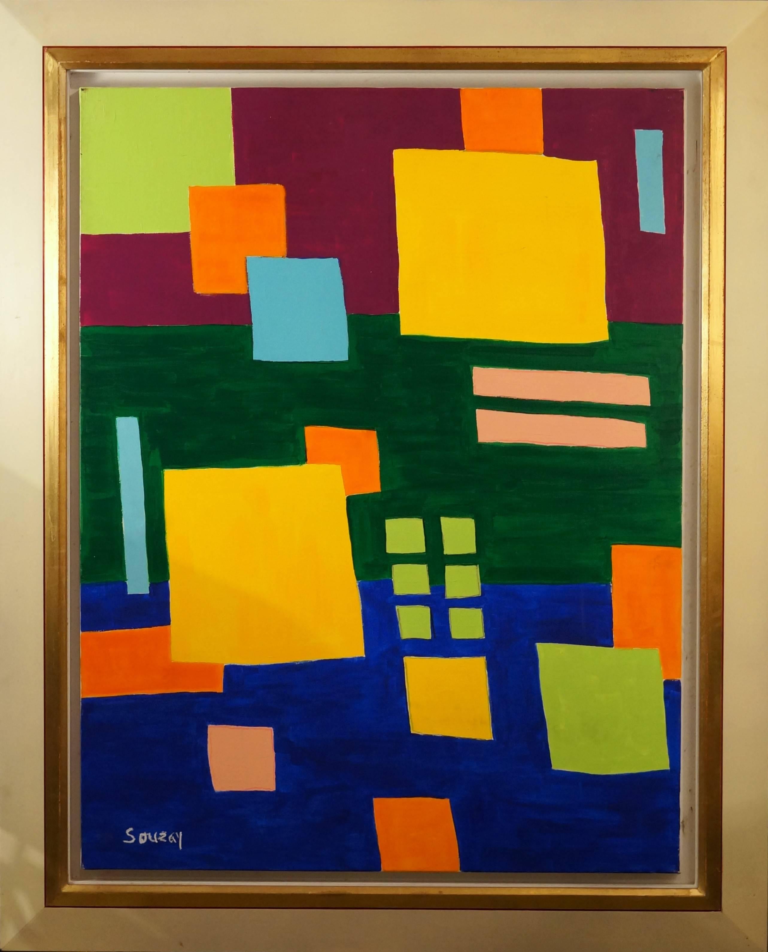 Gérard Souzay Abstract Painting – Musikalische Komposition