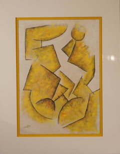 Cubisme Composition, 1965 - oil paint, 79x62 cm., framed