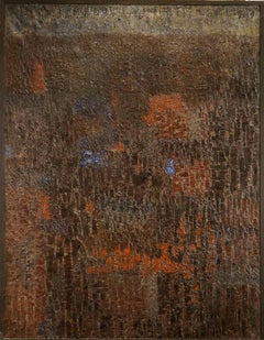 Abstract Composition XVII, 1950-60 - oil paint, 112x92 cm