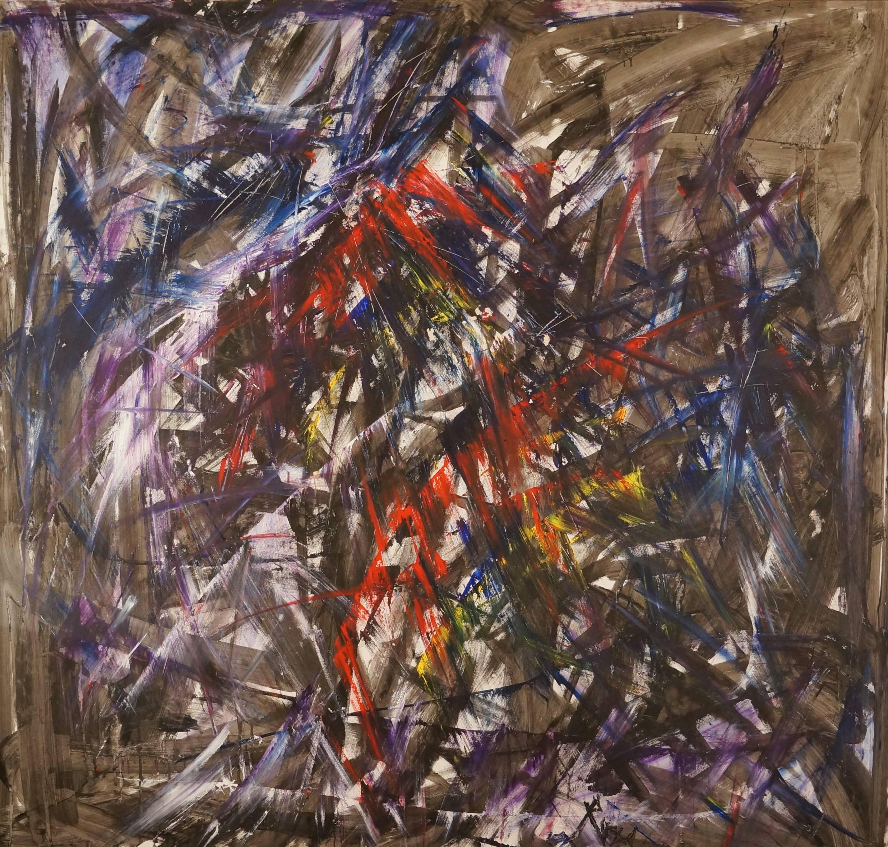 Russo Tomaso Abstract Painting - Abstract Composition XXV