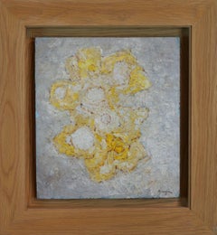 Abstrakte abstrakte Komposition G1, 1950-60 - Ölfarbe, 54x50 cm, gerahmt