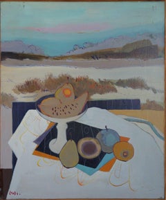Table of Provence, 1960-65 - oil paint, 66x55 cm, framed