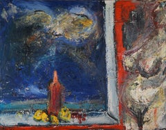 Abstract Composition DB5, 1962 - oil paint, 115x146 cm, framed