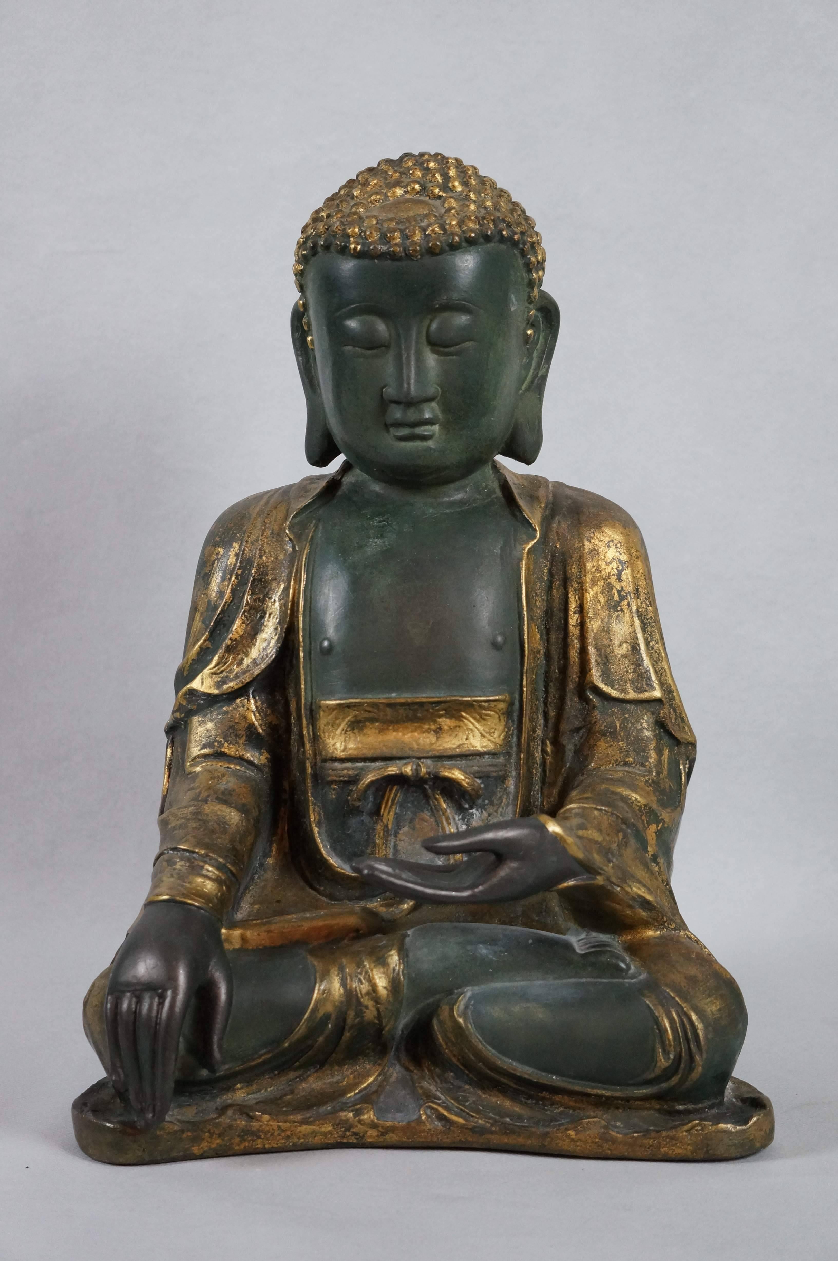 Unknown Figurative Sculpture - Bouddha