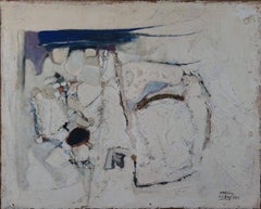 Abstract Composition CII, 1969 - oil paint, 74x93 cm, framed