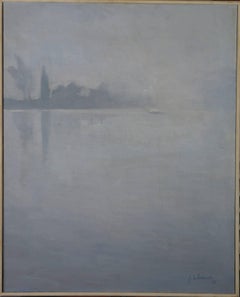 Lagune de Venise, 1980 - oil paint, 83x67 cm, framed