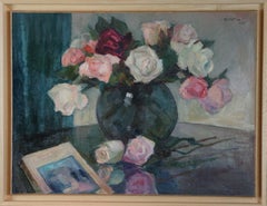 Just Flower, 1935 - oil paint, 33x34 cm, framed